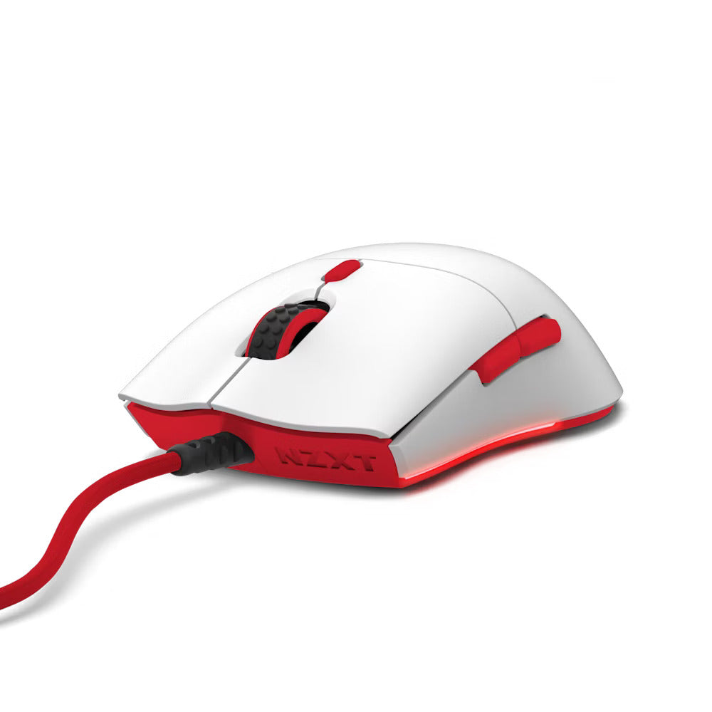 NZXT LIFT Lightweight Ambidextruose Mouse - White NZXT LIFT Lightweight Ambidextruose Mouse - White